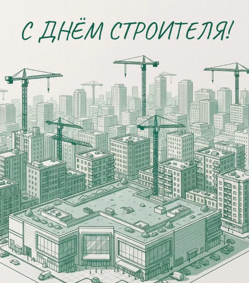 С ДНЕМ СТРОИТЕЛЯ!