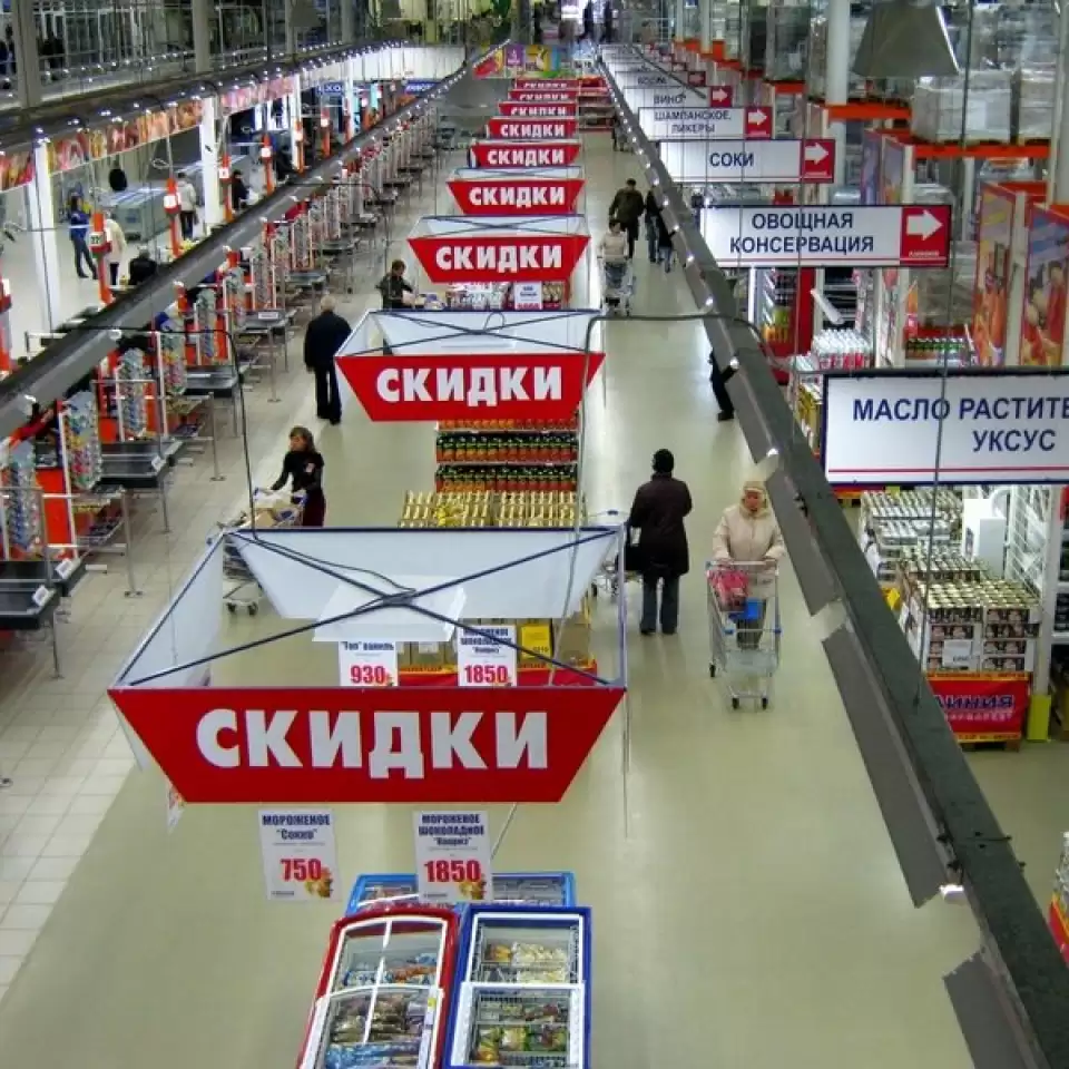 Реновация полов в гипермаркете "Евроопт"